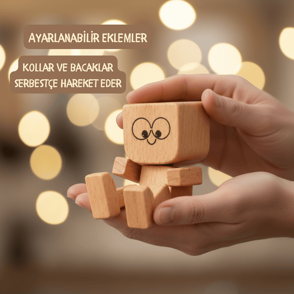 WobblyWood Araç İçi Sallanan Ahşap Figür